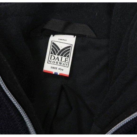 Dale of Norway men's sz S  1/4 zip Pullover Weatherproof Sweater Snowflake /844 - Picture 5 of 5